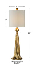 UTTERMOST, PARAVANI METALLIC LAMP, TABLE LAMPS