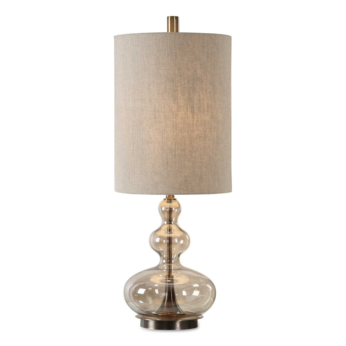 UTTERMOST, FORMOSO AMBER TABLE LAMP, TABLE LAMPS