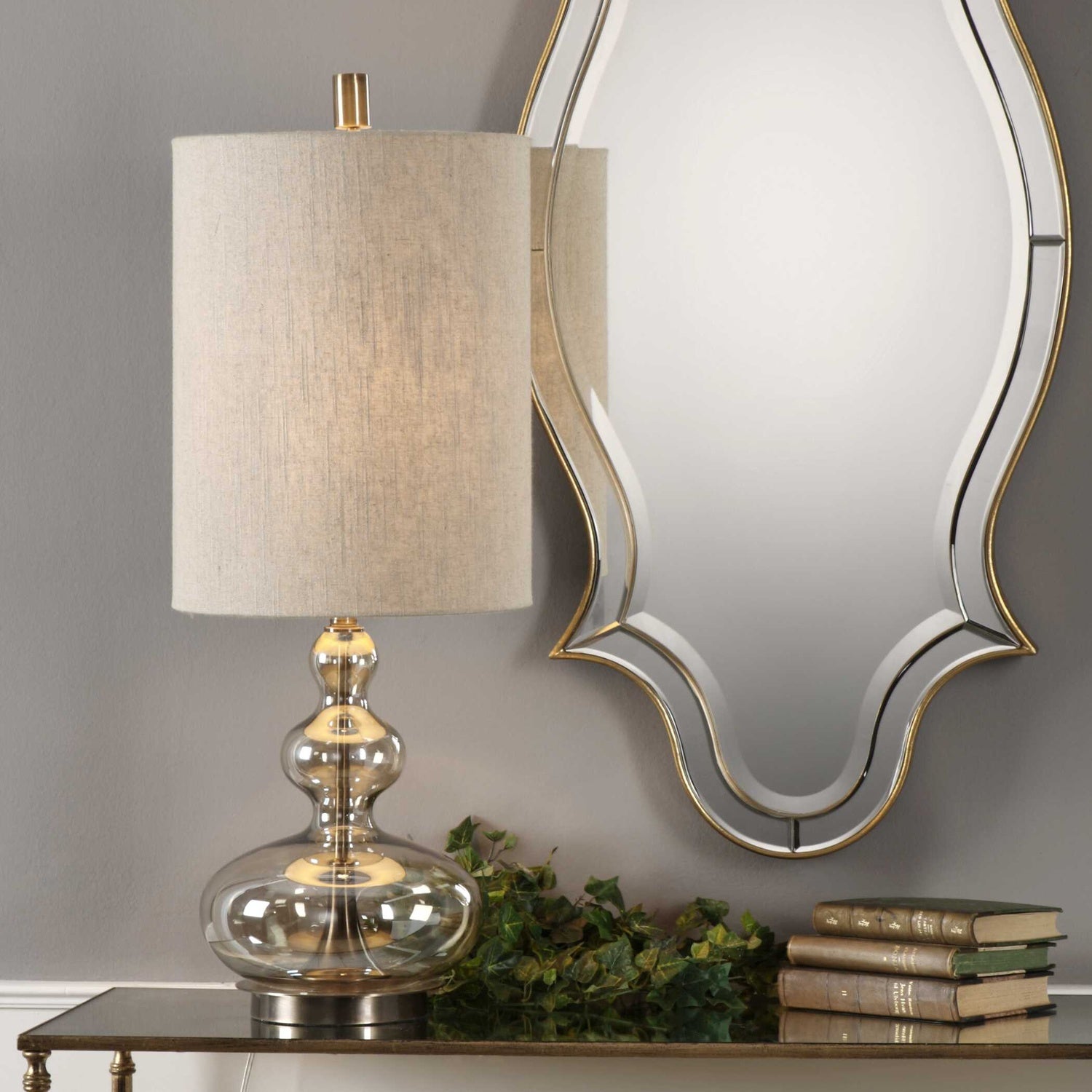 UTTERMOST, Formoso Amber Table Lamp, TABLE LAMPS
