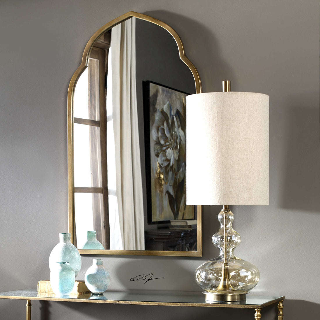 UTTERMOST, Formoso Amber Table Lamp, TABLE LAMPS