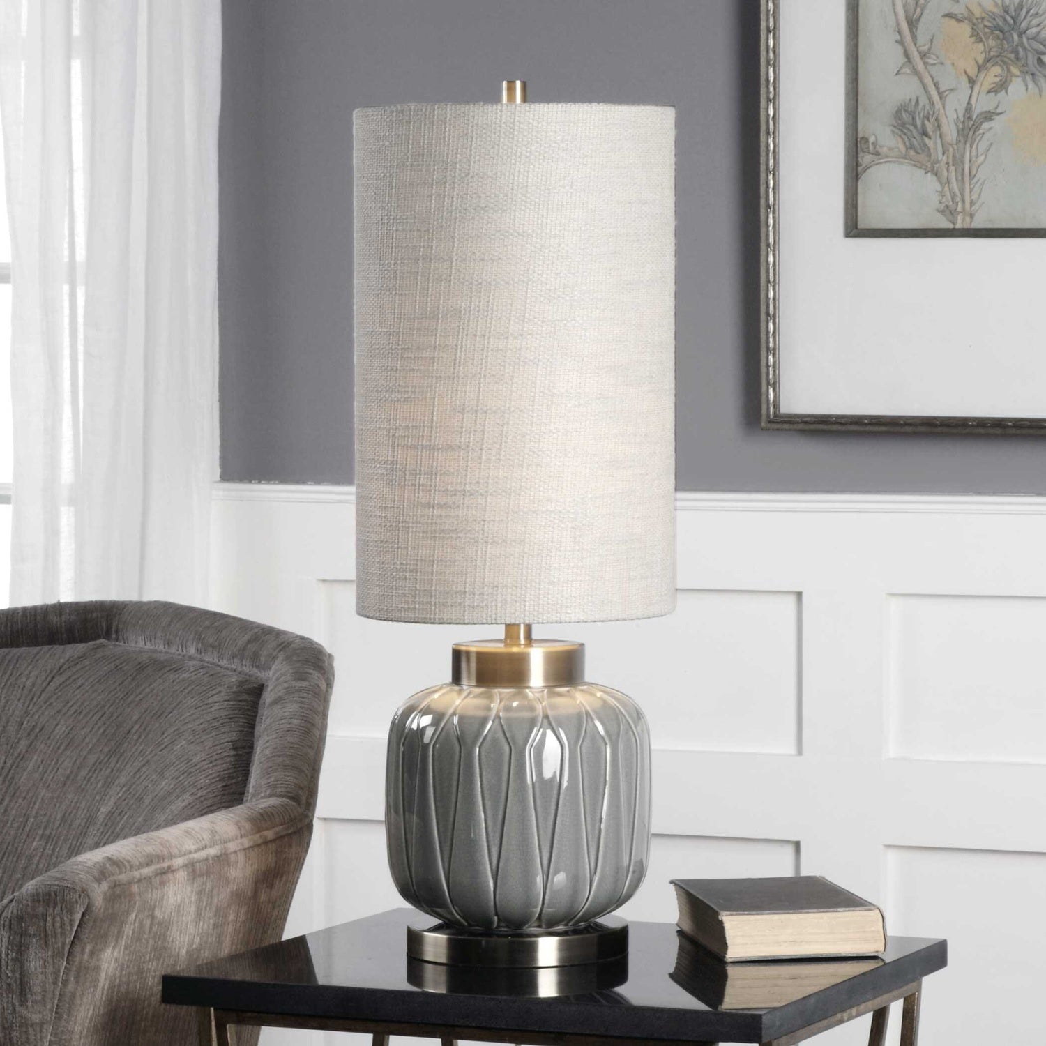 UTTERMOST, Zahlia Aged Lamp, TABLE LAMPS