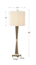 UTTERMOST, Niccolai Antiqued Lamp, TABLE LAMPS