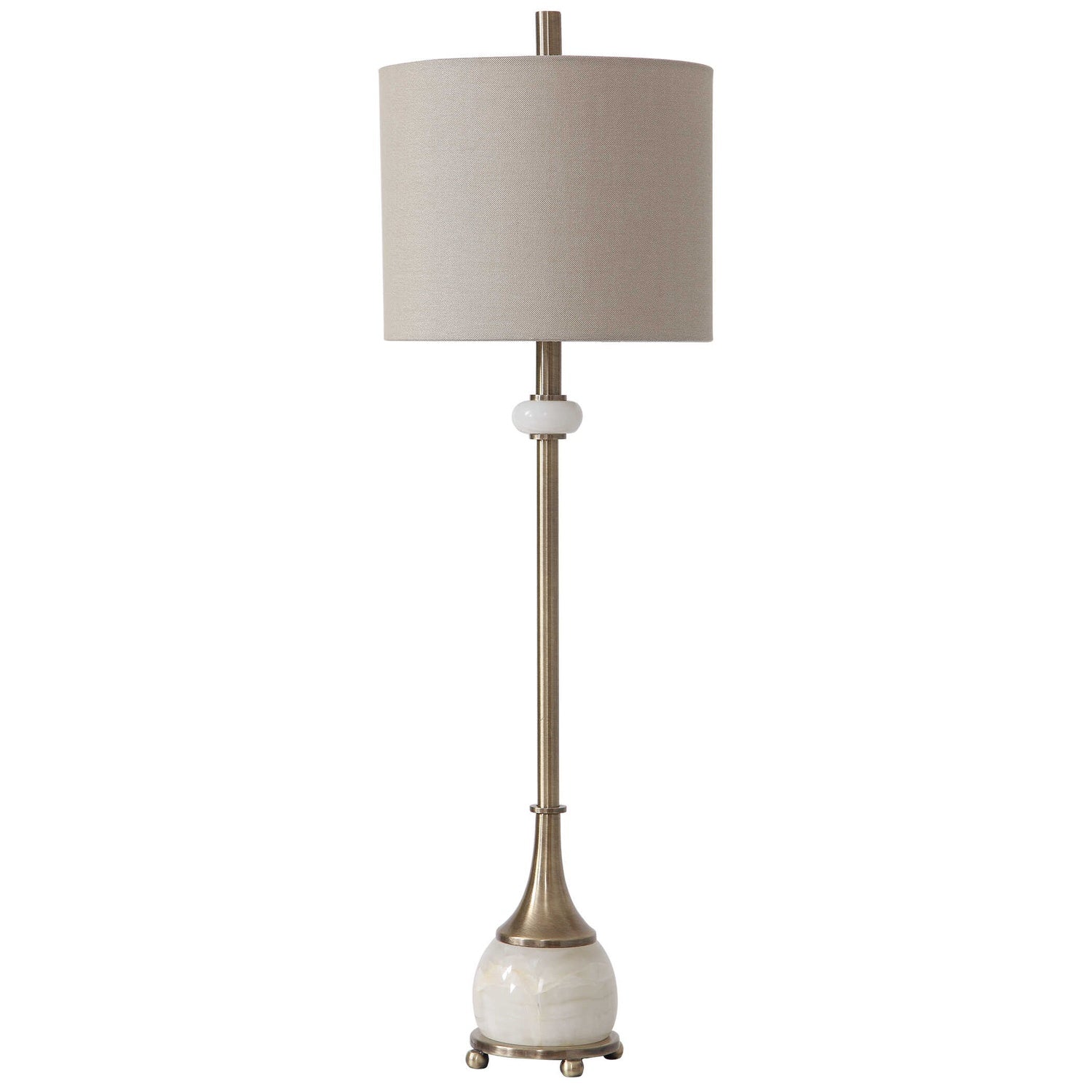 UTTERMOST, NATANIA PLATED BUFFET LAMP, TABLE LAMPS