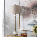 UTTERMOST, NATANIA PLATED BUFFET LAMP, TABLE LAMPS