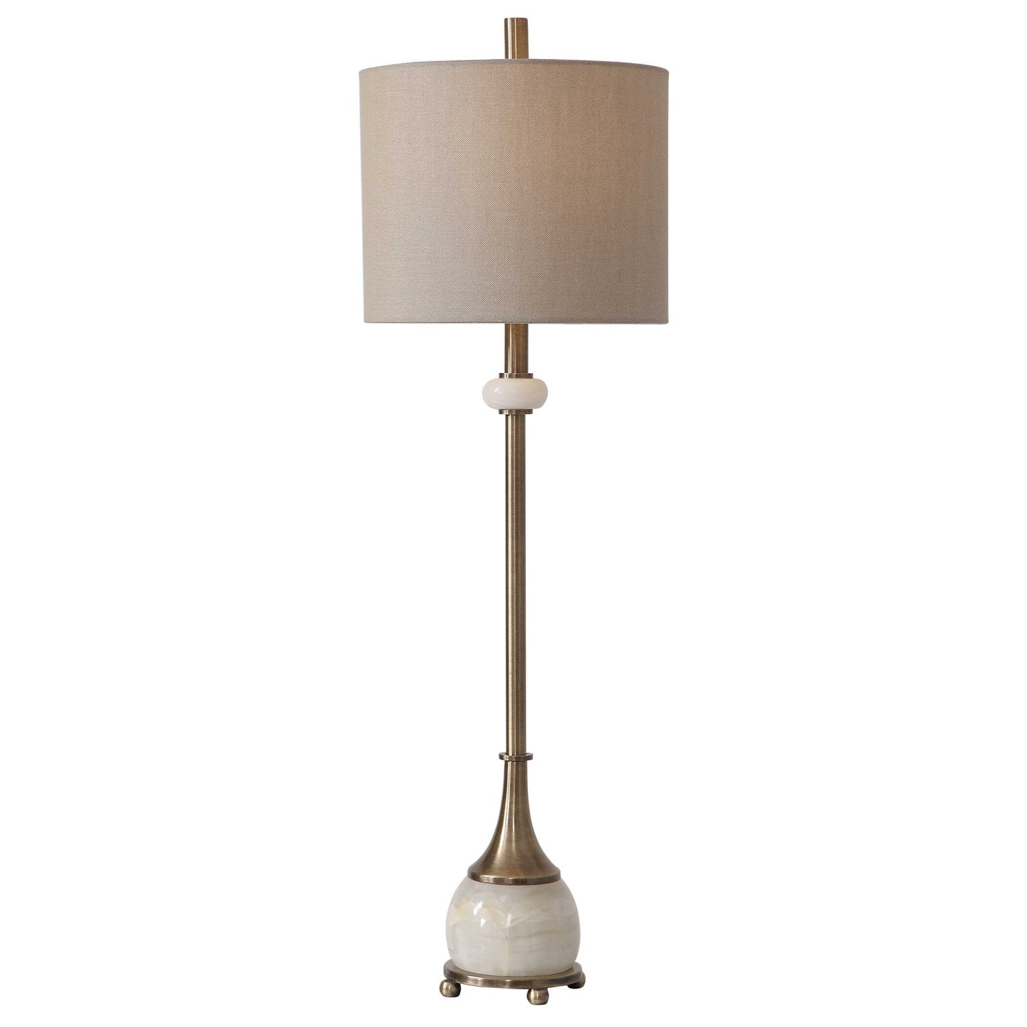 UTTERMOST, NATANIA PLATED BUFFET LAMP, TABLE LAMPS