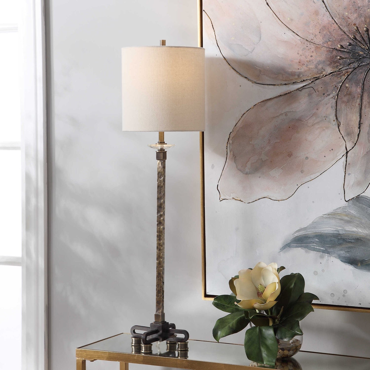 UTTERMOST, PARNELL INDUSTRIAL BUFFET LAMP, TABLE LAMPS