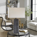 UTTERMOST, SANDERSON METALLIC TABLE LAMP, TABLE LAMPS