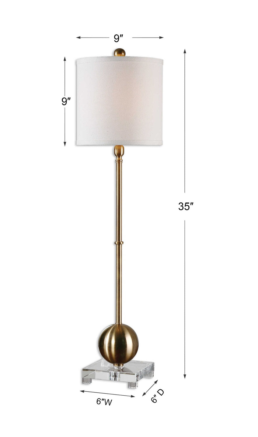 UTTERMOST, LATON BUFFET LAMP, TABLE LAMPS