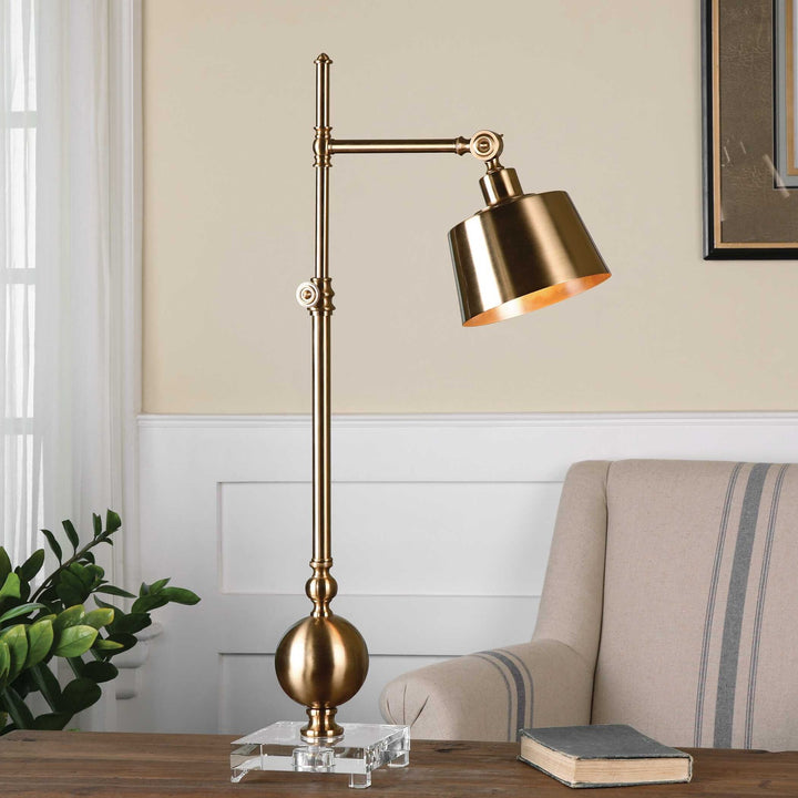 UTTERMOST, LATON BRUSHED TASK LAMP, TASK LAMPS