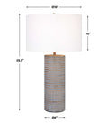 UTTERMOST, MONOLITH TABLE LAMP, TABLE LAMPS
