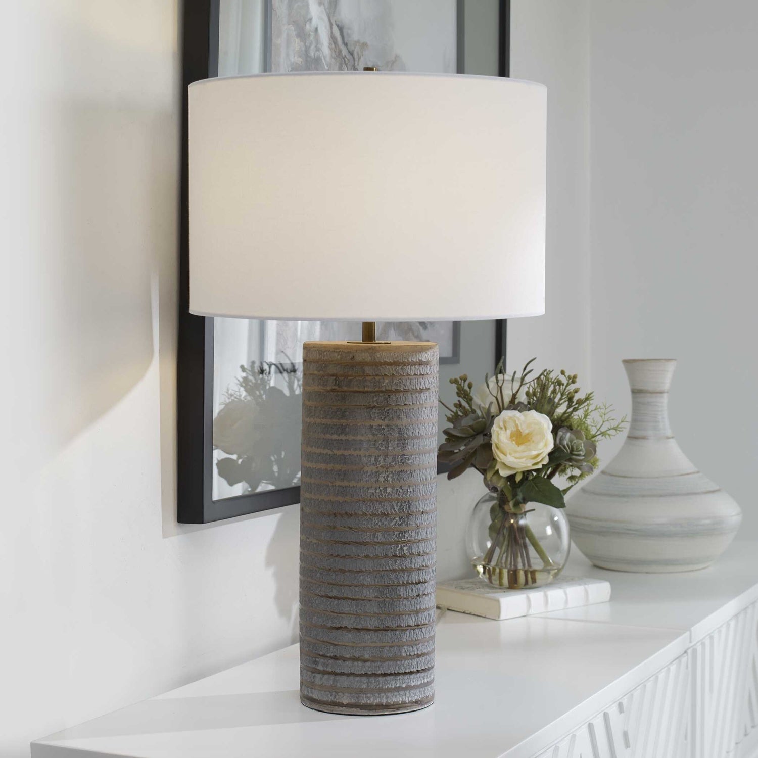 UTTERMOST, MONOLITH TABLE LAMP, TABLE LAMPS