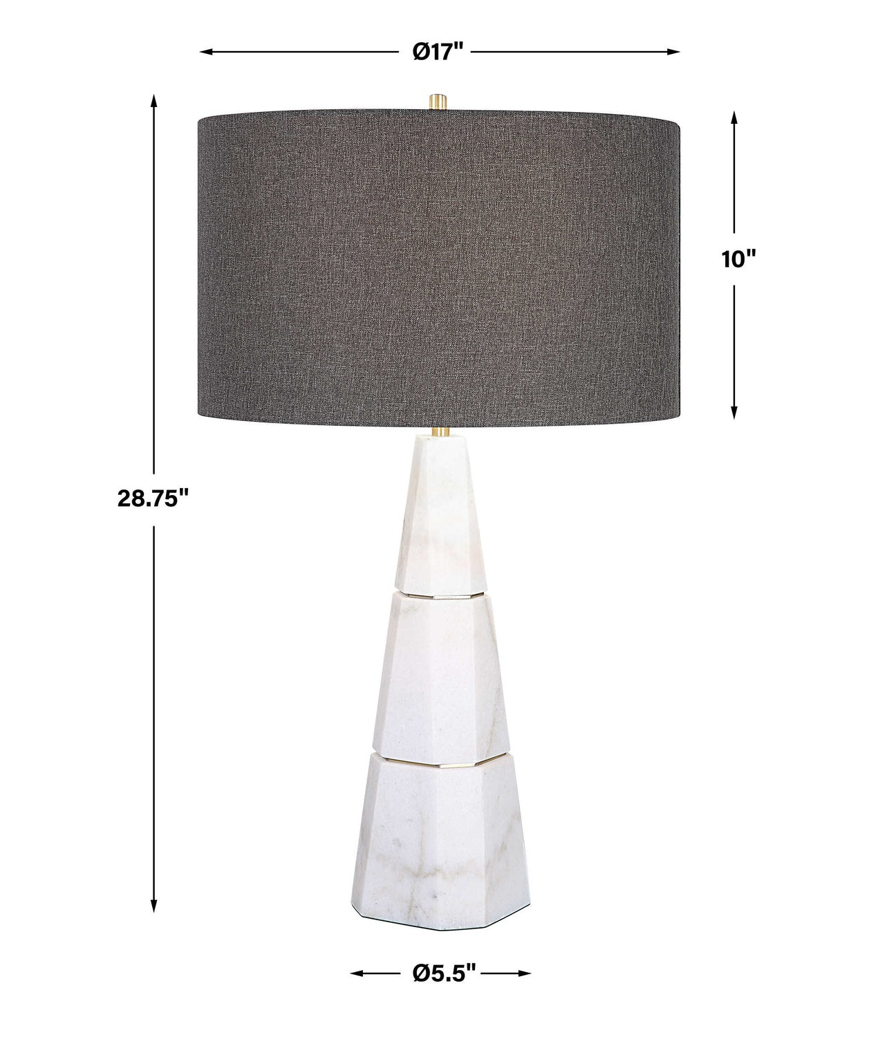 UTTERMOST, Citadel Table Lamp, TABLE LAMPS