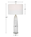 UTTERMOST, LEVADIA MATTE TABLE LAMP, TABLE LAMPS