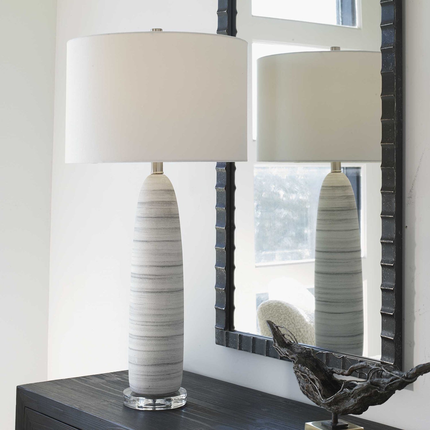 UTTERMOST, LEVADIA MATTE TABLE LAMP, TABLE LAMPS