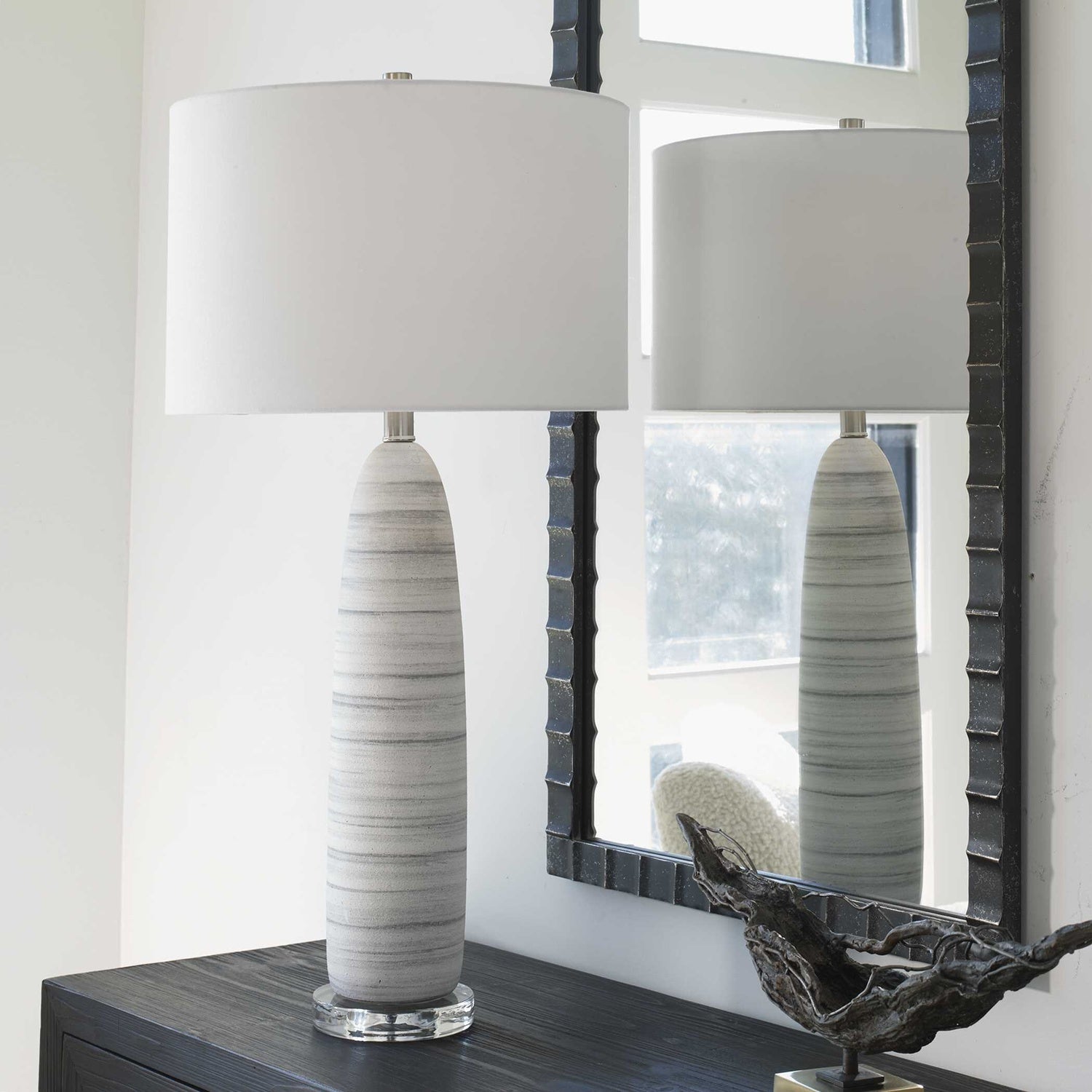 UTTERMOST, LEVADIA MATTE TABLE LAMP, TABLE LAMPS