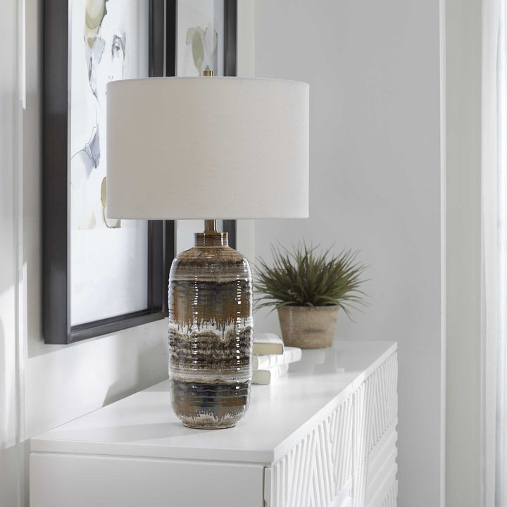 UTTERMOST, ROAN ARTESIAN TABLE LAMP, TABLE LAMPS