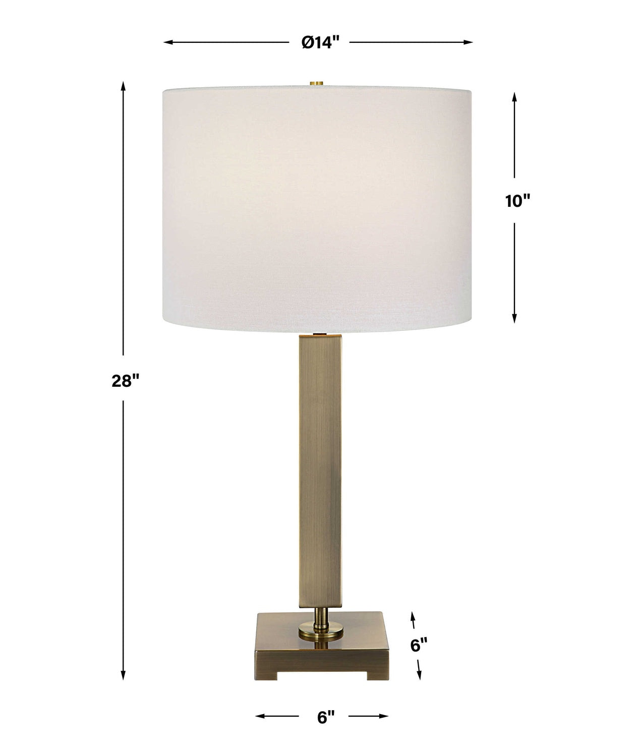 UTTERMOST, DUOMO TABLE LAMP, TABLE LAMPS