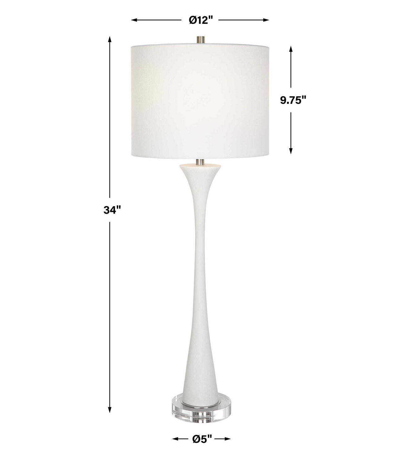 UTTERMOST, Fountain Buffet Lamp, TABLE LAMPS