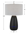 UTTERMOST, Twilight Satin Table Lamp, TABLE LAMPS