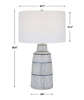 UTTERMOST, BRETON NAUTICAL STRIPE TABLE LAMP, TABLE LAMPS