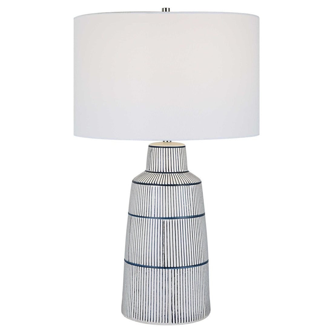 UTTERMOST, BRETON NAUTICAL STRIPE TABLE LAMP, TABLE LAMPS