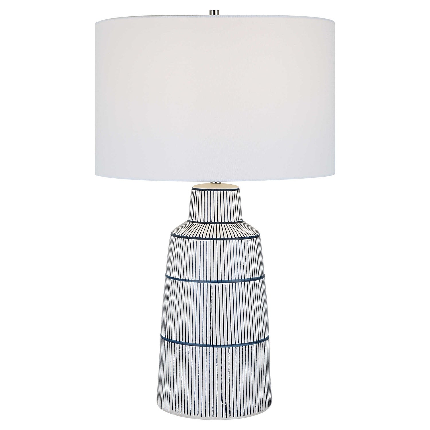 UTTERMOST, BRETON NAUTICAL STRIPE TABLE LAMP, TABLE LAMPS