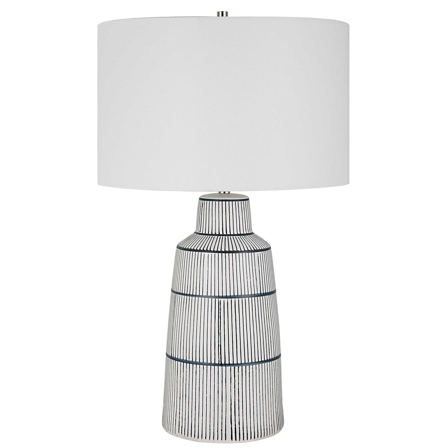 UTTERMOST, BRETON NAUTICAL STRIPE TABLE LAMP, TABLE LAMPS