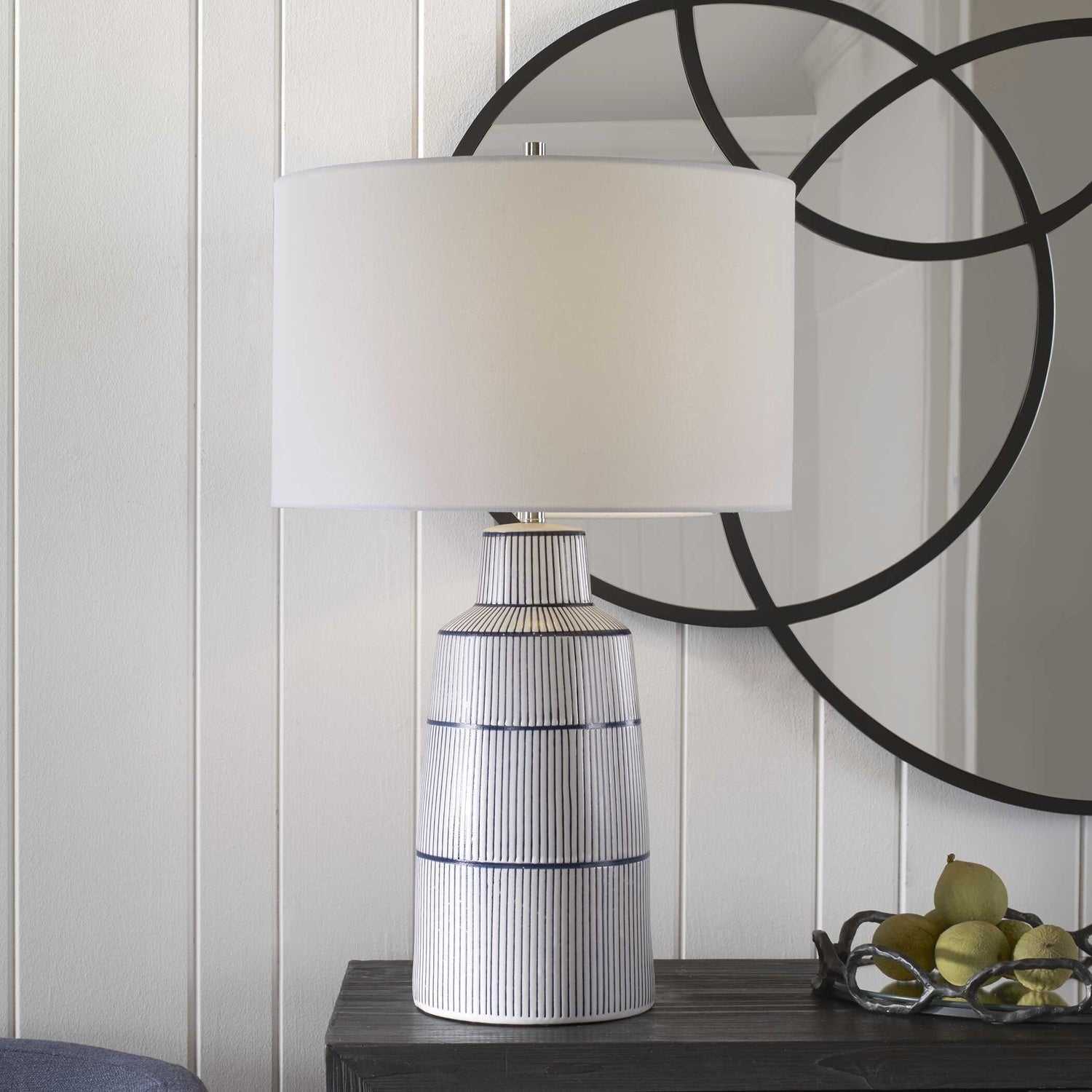 UTTERMOST, Breton Nautical Stripe Table Lamp, TABLE LAMPS