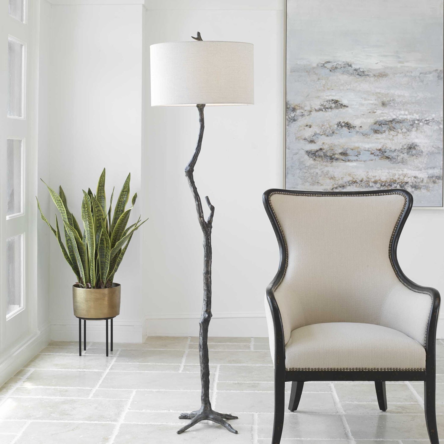 UTTERMOST, SPRUCE RUSTIC FLOOR LAMP, FLOOR LAMP