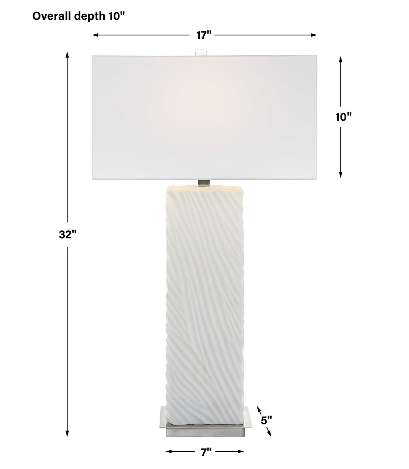 UTTERMOST, Pillar Table Lamp, TABLE LAMPS