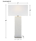 UTTERMOST, PILLAR TABLE LAMP, TABLE LAMPS