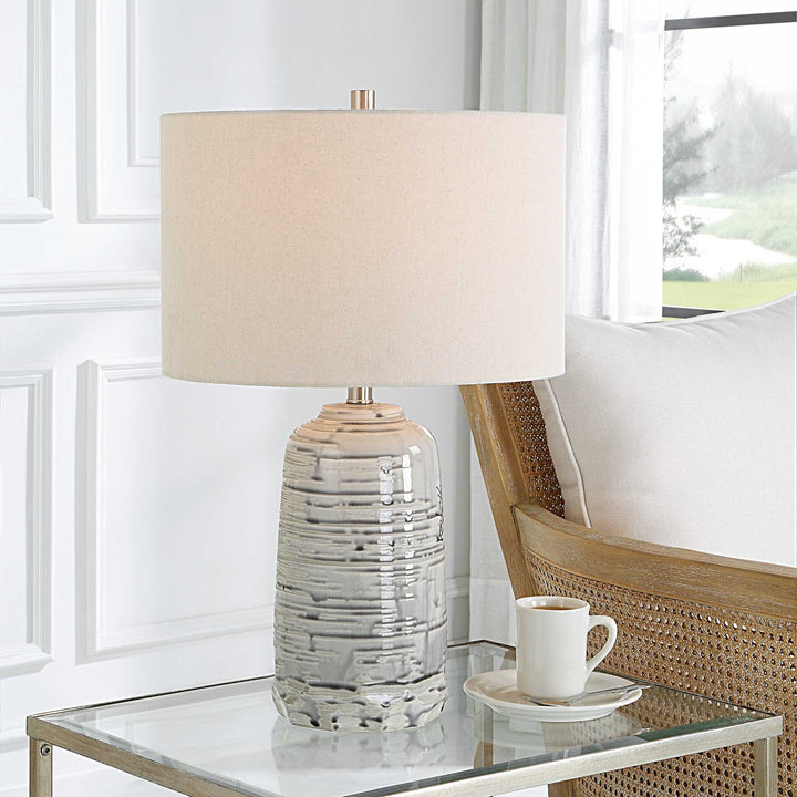 UTTERMOST, CYCLONE TABLE LAMP, TABLE LAMPS