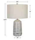 UTTERMOST, Cyclone Table Lamp, TABLE LAMPS