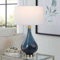 UTTERMOST, RIVIERA ART TABLE LAMP, TABLE LAMPS
