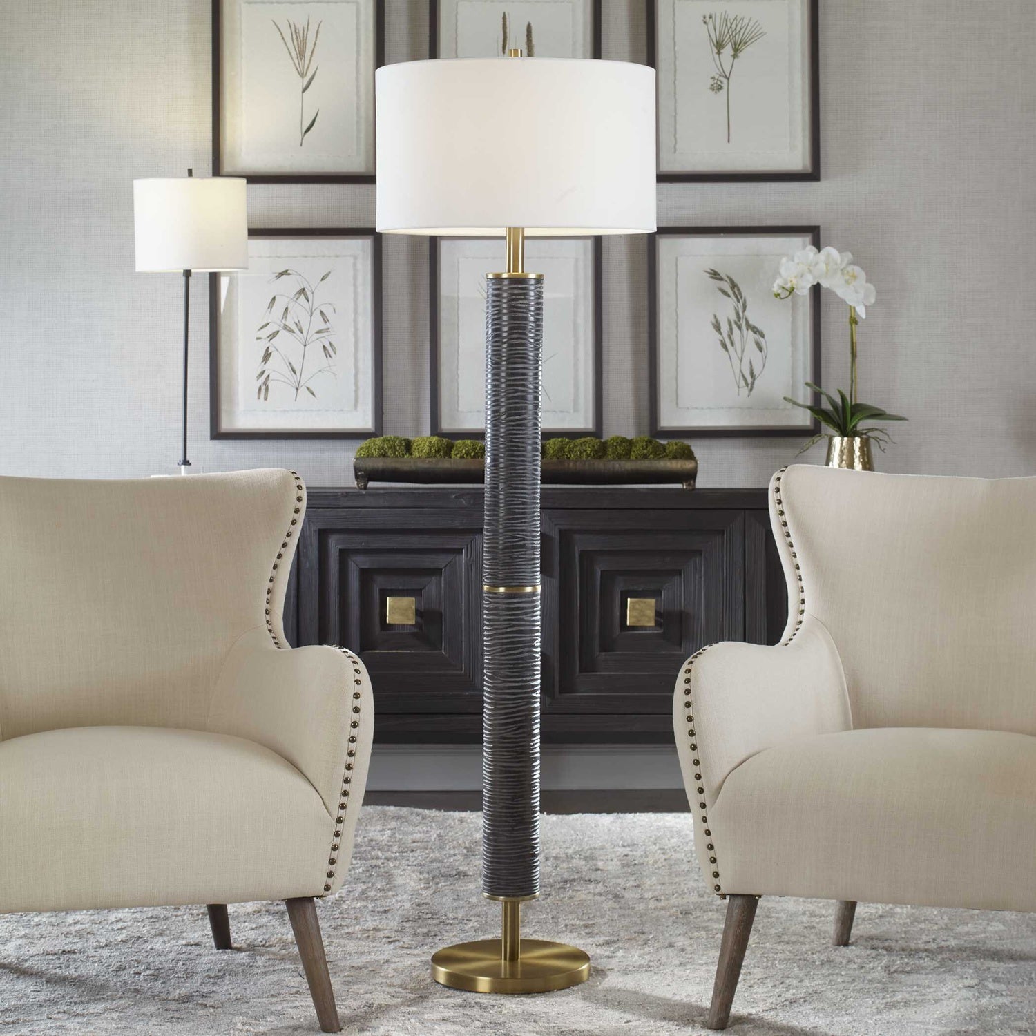 UTTERMOST, SUMMIT RUSTIC FLOOR LAMP, FLOOR LAMP