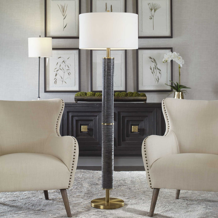 UTTERMOST, SUMMIT RUSTIC FLOOR LAMP, FLOOR LAMP