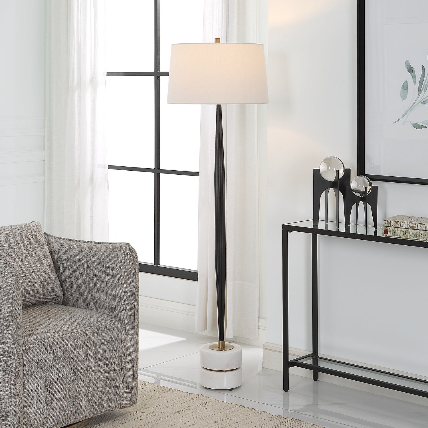 UTTERMOST, Miraz Floor Lamp, FLOOR LAMP
