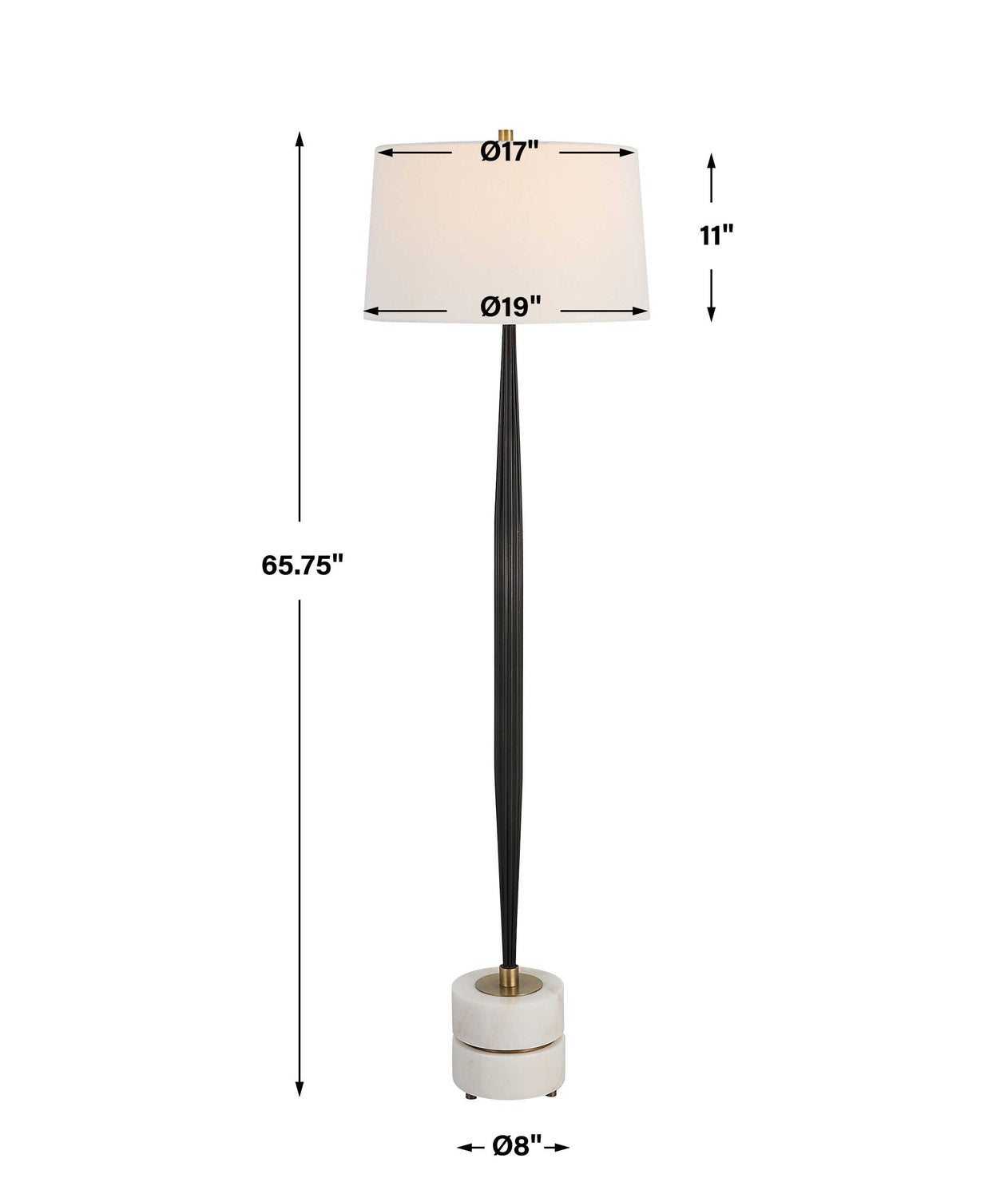UTTERMOST, Miraz Floor Lamp, FLOOR LAMP