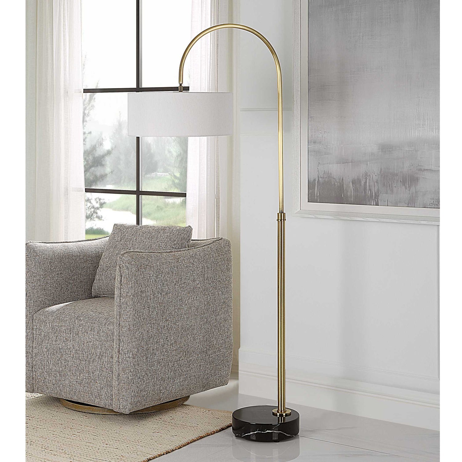 UTTERMOST, HUXFORD ARCH FLOOR LAMP, FLOOR LAMP