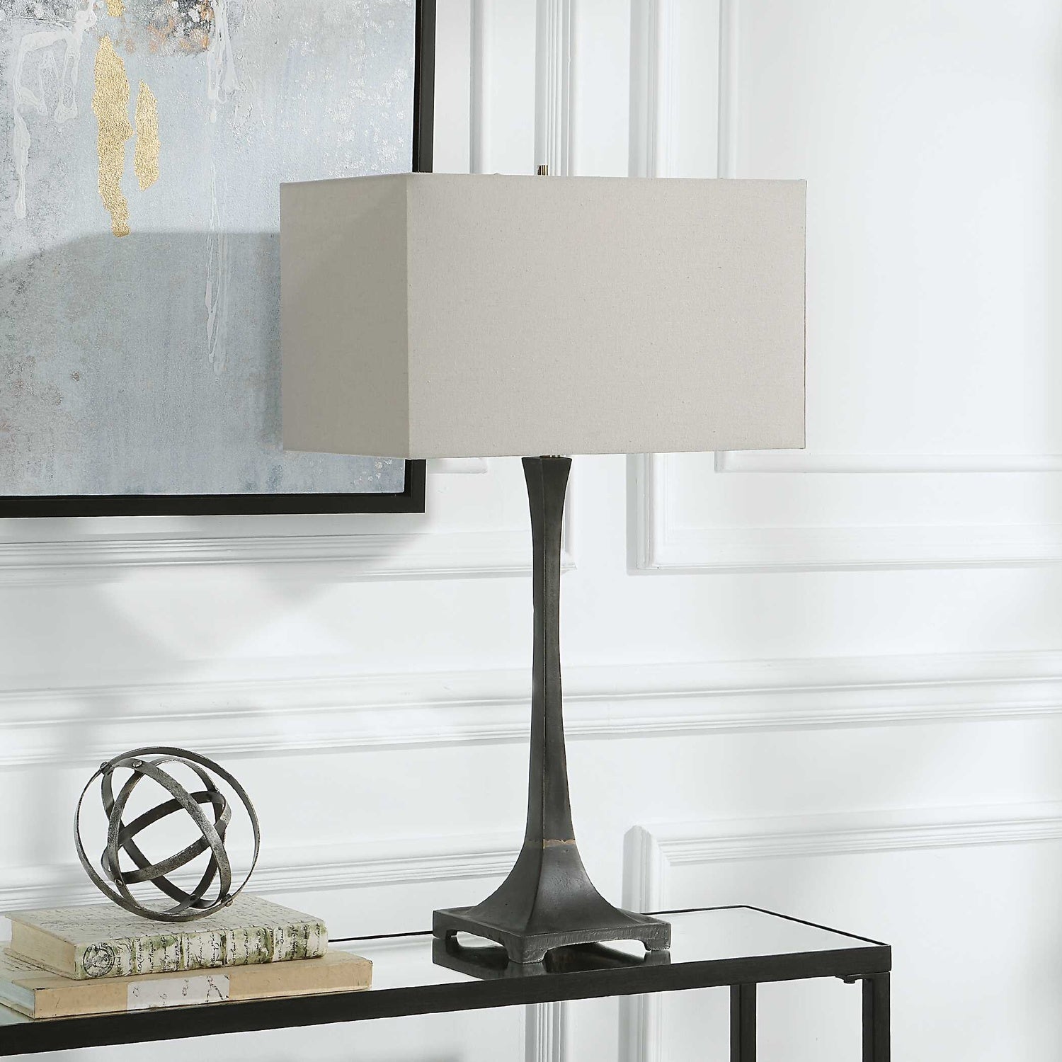 UTTERMOST, REYDAN TAPERED TABLE LAMP, TABLE LAMPS