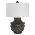 UTTERMOST, CARVED TABLE LAMP, TABLE LAMPS