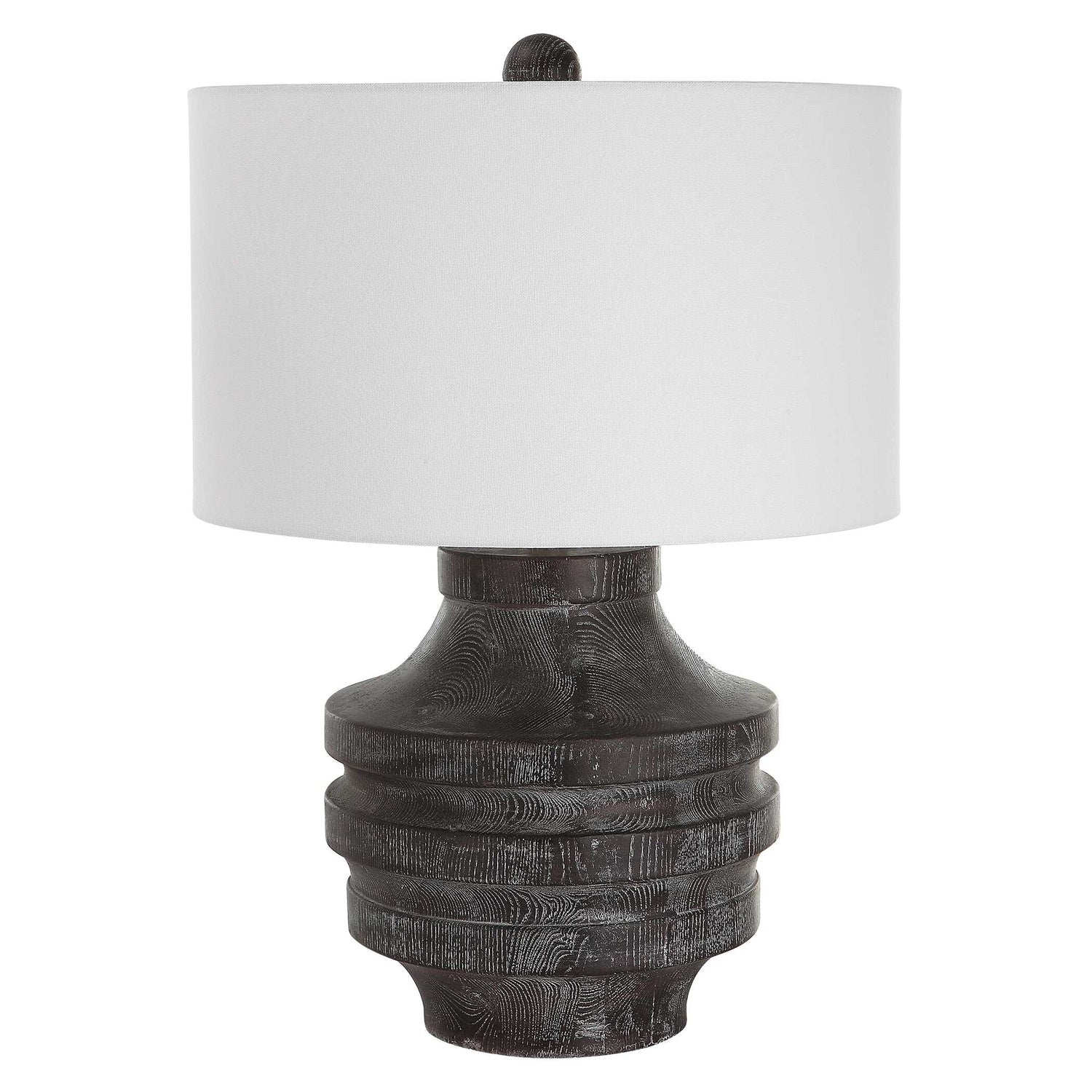 UTTERMOST, CARVED TABLE LAMP, TABLE LAMPS