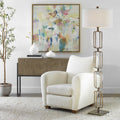 UTTERMOST, Link Brushed Floor Lamp, FLOOR LAMP