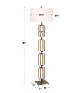UTTERMOST, LINK BRUSHED FLOOR LAMP, FLOOR LAMP
