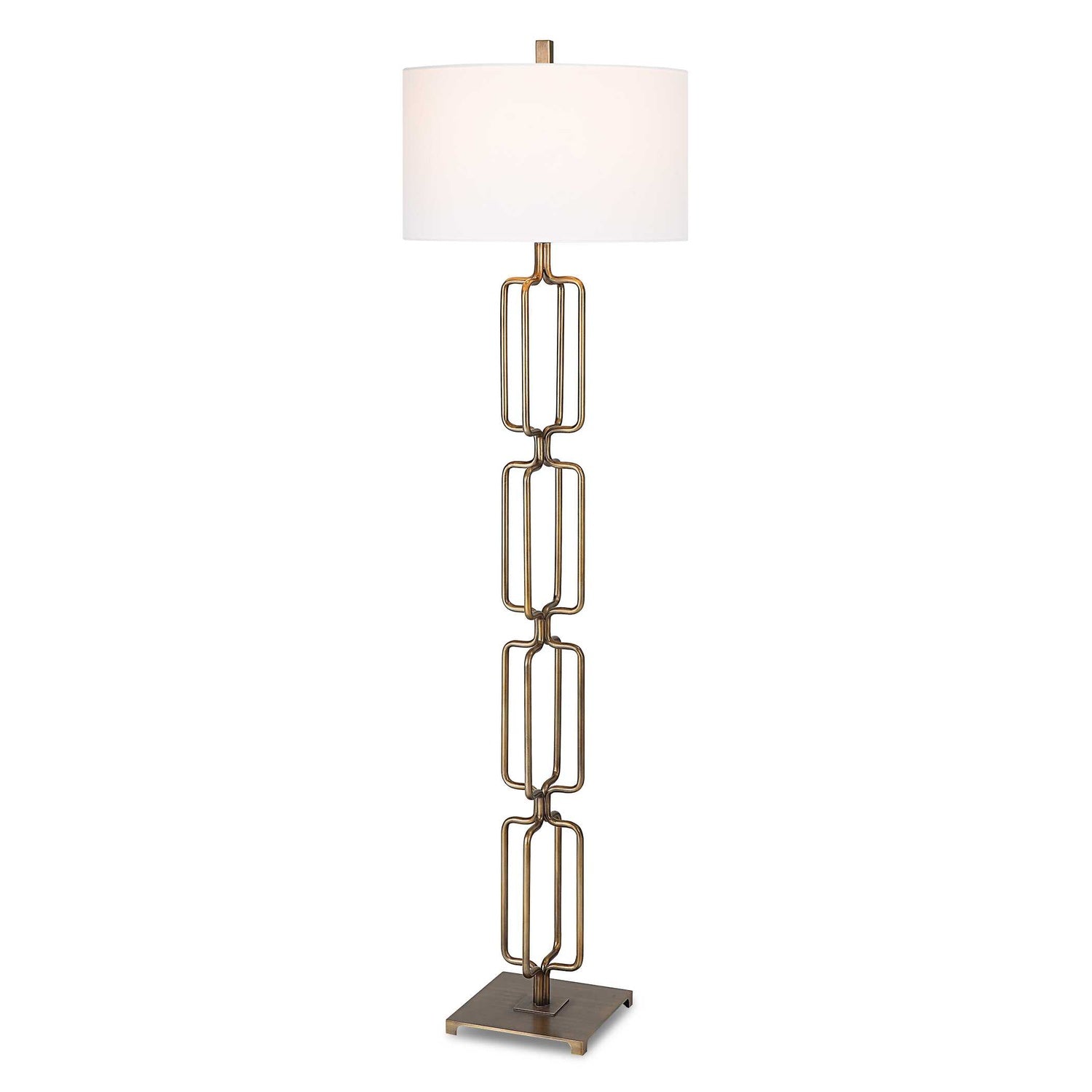 UTTERMOST, Link Brushed Floor Lamp, FLOOR LAMP