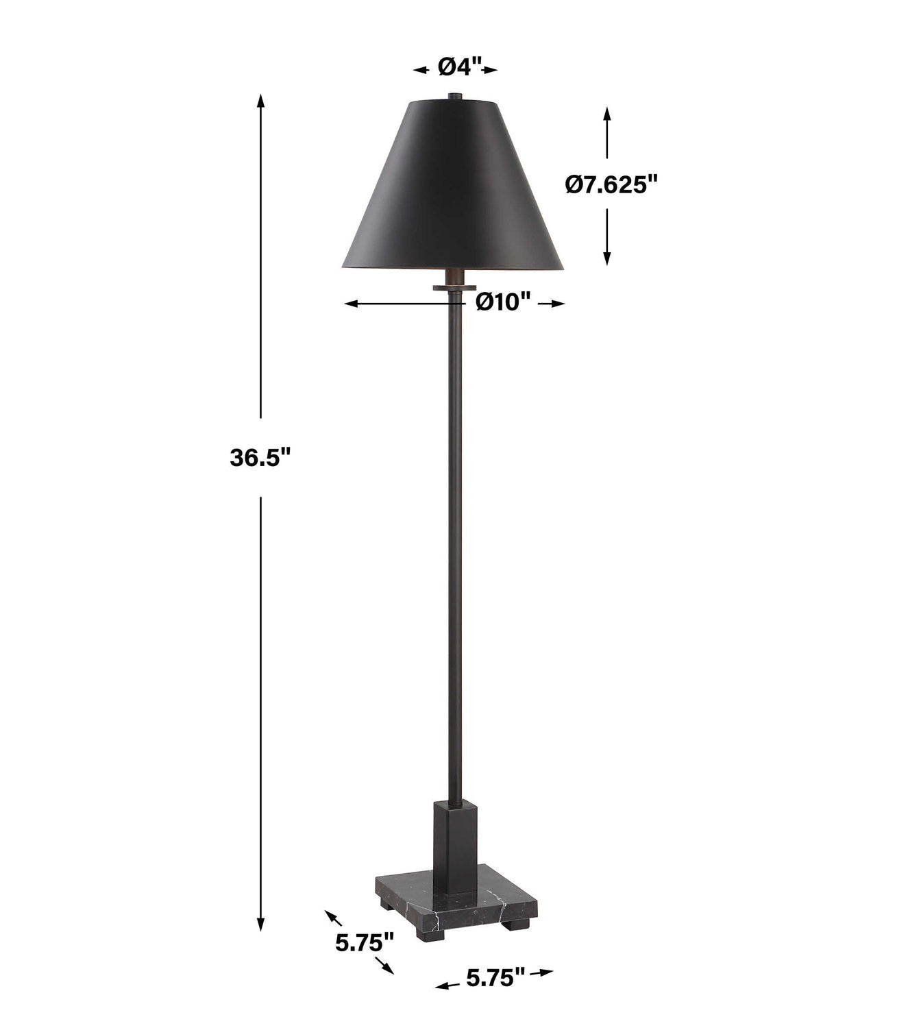 UTTERMOST, PILOT BUFFET LAMP, TABLE LAMPS