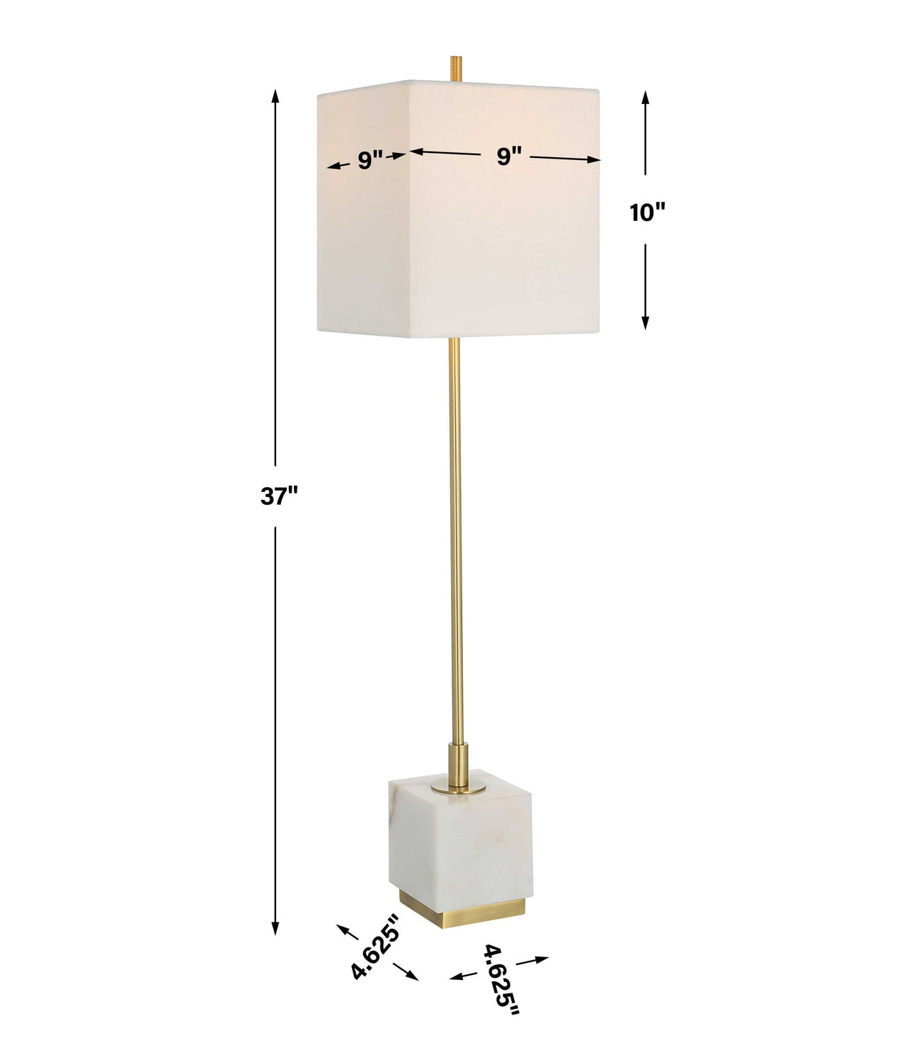 UTTERMOST, ESCORT BUFFET LAMP, TABLE LAMPS