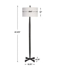 UTTERMOST, COUNTERACT RUST METAL FLOOR LAMP, FLOOR LAMP