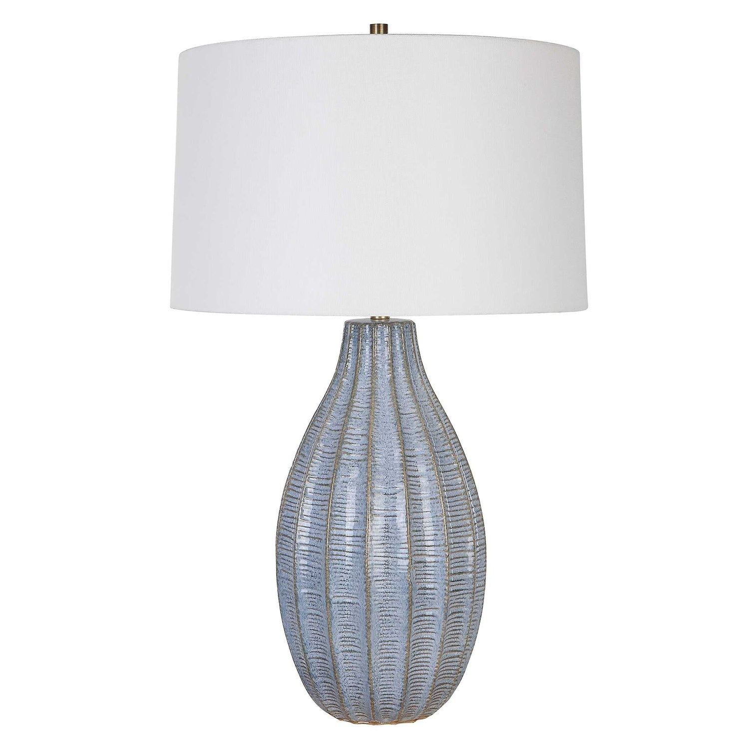 UTTERMOST, VESTON GLAZE TABLE LAMP, TABLE LAMPS