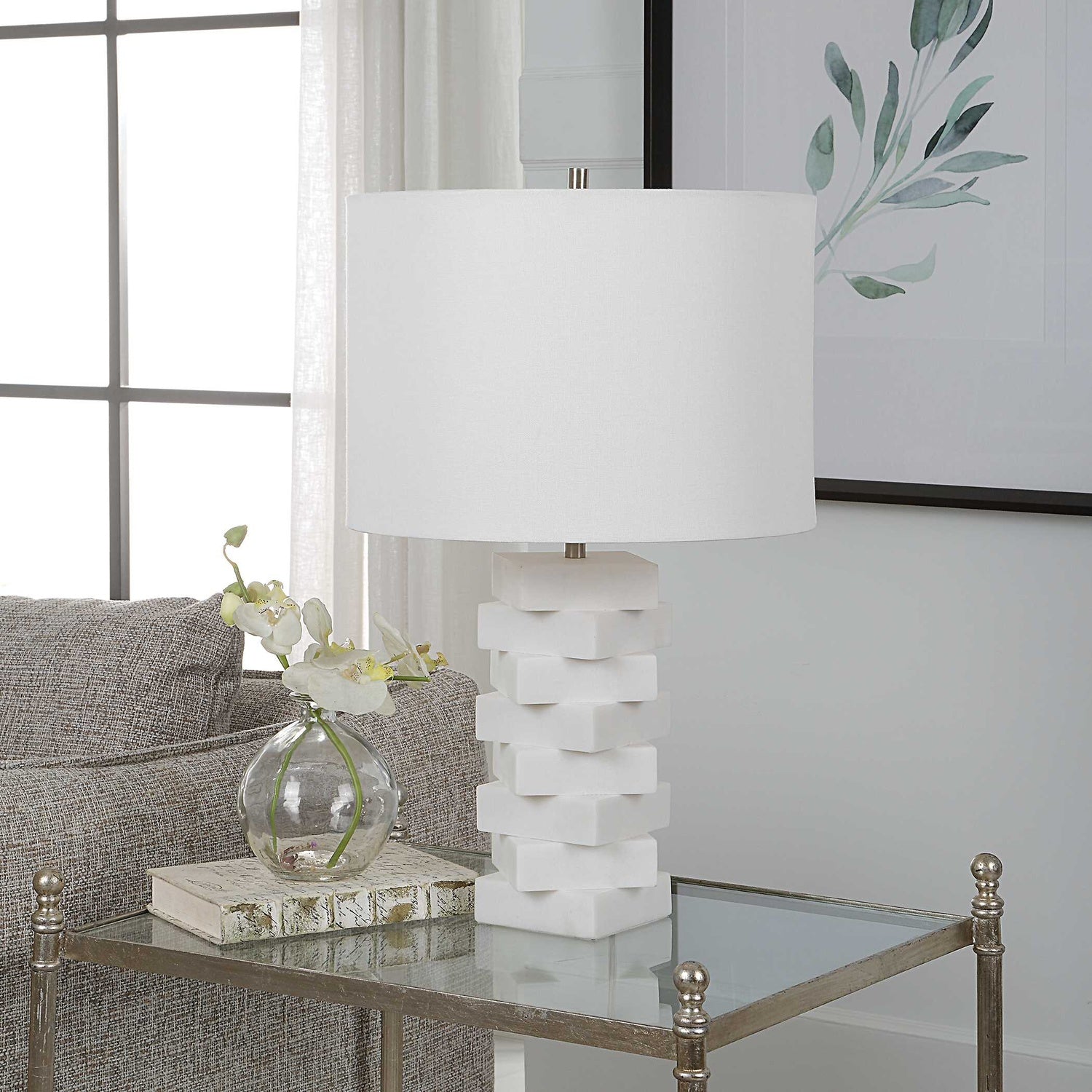 UTTERMOST, Ascent Geometric Table Lamp, TABLE LAMPS